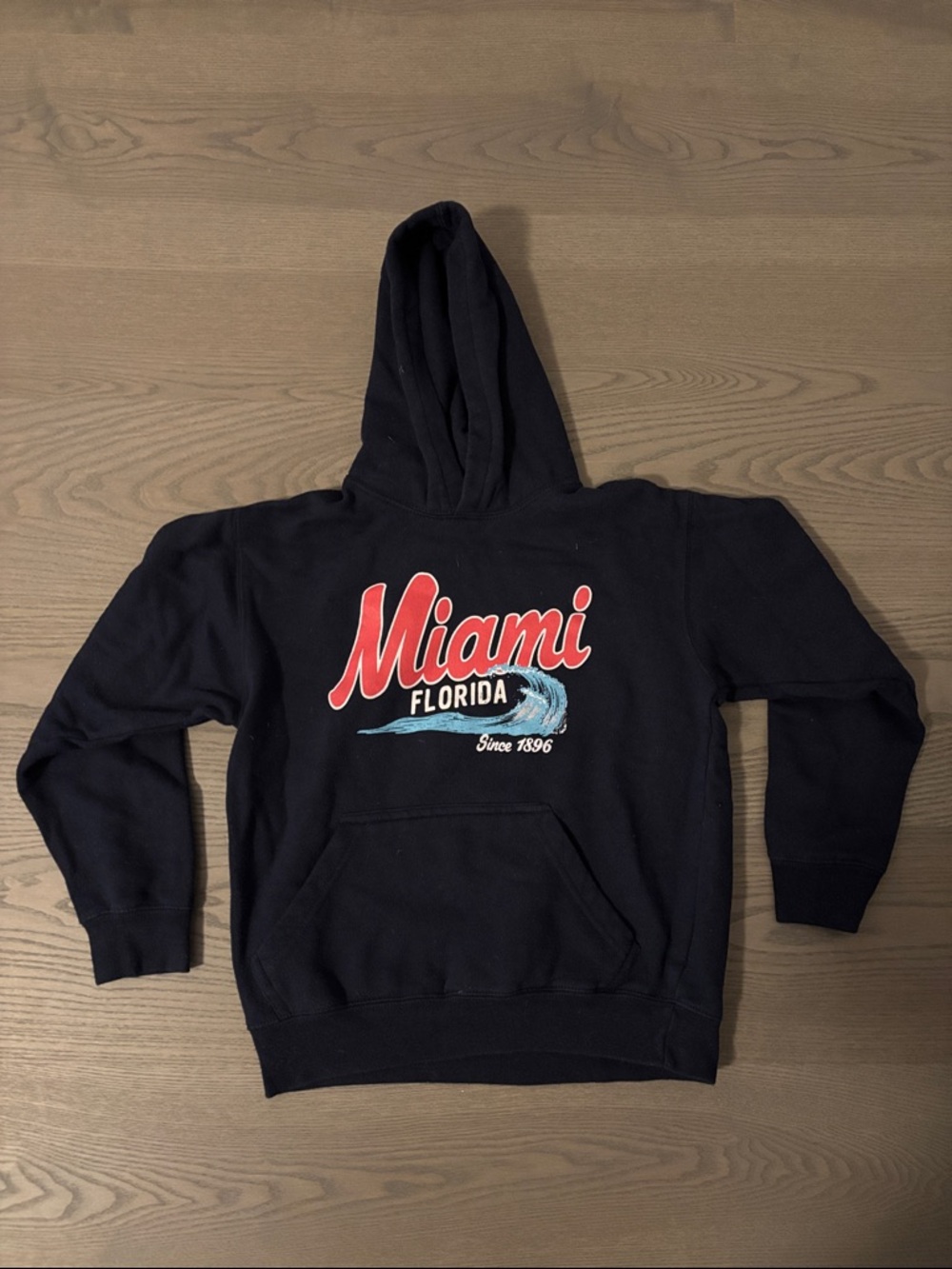 Miami Graphic Black Kids Hoodie Sweatshirt